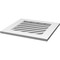 Ekena Millwork Diamond Surface Mount PVC Gable Vent: Non-Functional, w/ 3-1/2"W x 1"P Standard Frame, 30"W x 30"H GVPDI30X3001SN - alternate 4
